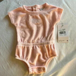 Nike Pink Bloom Newborn Romper NWT
